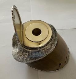 Antique Silver Horse Hoof Inkwell image 1