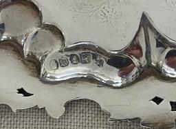 Antique Solid Silver Presentation Tray image 4