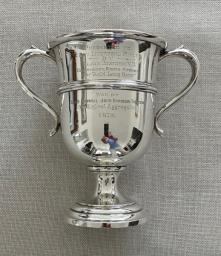 Antique Solid Sterling Silver Trophy image 1