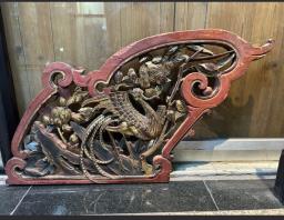 Antique wood carve image 1