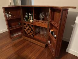 Antique Wooden Drink Cabinet image 1