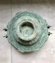 Chinese Bronze Ritual Wine Vessel image 3