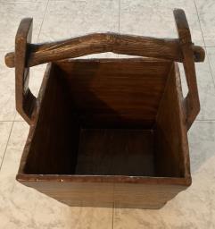 Chinese Wooden Water Bucket image 1