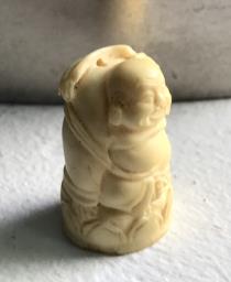 Happy Buddha carving image 3
