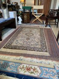 Kashmir pure silk hand knotted carpet image 1