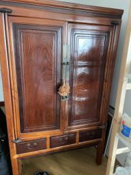 Lovely antique Chinese cabinet image 1