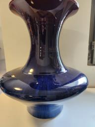 Old Ceramic Glazed Vase image 2