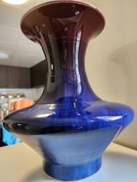 Old Ceramic Glazed Vase image 9