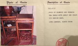 Pair of Antique Chinese Tea Tables image 4