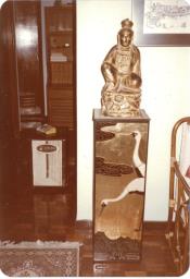 Rare Gold Gilt-lacquered Wood Buddha image 1