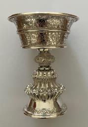 Tibetan Silver Butter Lamp image 1