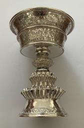 Tibetan Silver Butter Lamp image 3