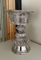 Tibetan Silver Butter Lamp image 4