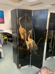 Two Chinese Coromandel Teak Screens image 3