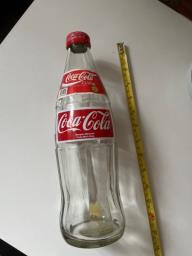 Vintage Coca Cola 1 litre glass bottle image 2