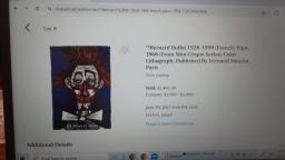 Bernard Buffet - signed Mon Cirque image 4