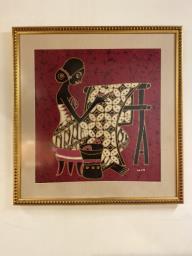 Framed Handcrafted Indonesian Artwork image 1
