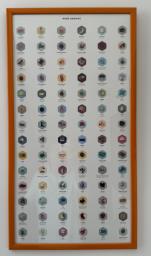 Framed Wine Aroma Chart image 1