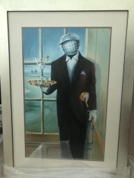 Golfer water-painting image 1