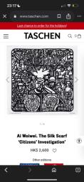 Limited Edition of Aiweiwei Silk Scarf image 1