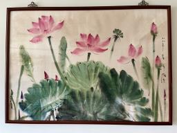 Lotus watercolour by Chang Chieh image 1