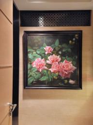 Original Oil Painting of Roses by Louise image 4