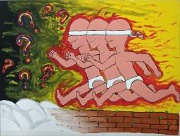 Original Unique Arcylic Painting image 1