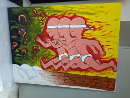 Original Unique Arcylic Painting image 2