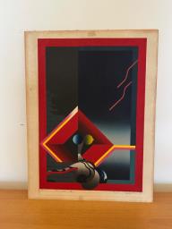 Original Woodcut Print by Akira Kurosaki image 1