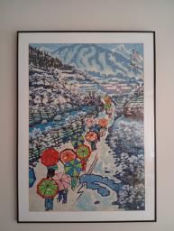 Pair of Framed Chinese Water Colours image 1