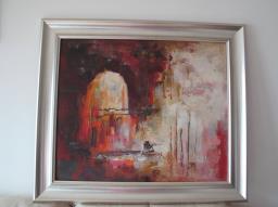 Unwanted Modern Framed Canvas Painting image 1