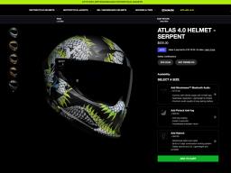 Ruroc Atlas 40 Carbon Motorcycle Helmet image 3