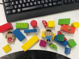 Baby Wooden Building Blocks image 2