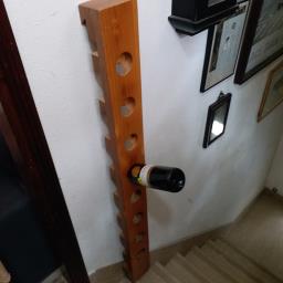 wooden hanger for 8 wine bottles image 1