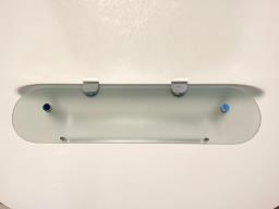 Tempered Glass Shelve with Hanging Rod image 2