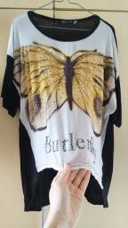 butterfly print tee image 1
