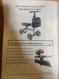 Knee Walker Medical Scooter     Wb -2105 image 2