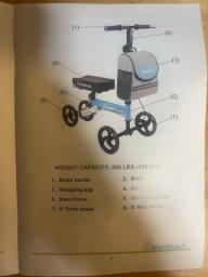 Knee Walker Medical Scooter     Wb -2105 image 9