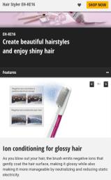 Panasonic Ionity Hair Treatment image 2
