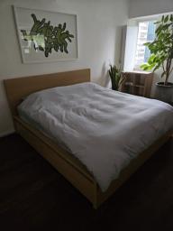 1 year King Bed with mattress - 209  19 image 2