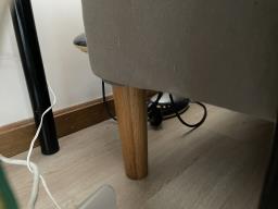 2 Ikea Bed Base 1 gray and 1 white image 2