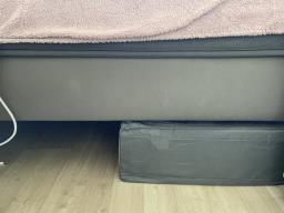 2 Ikea Bed Base 1 gray and 1 white image 3