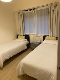 2 Ikea bed frames and 2 mattresses image 1
