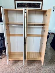 2x solid wooden wardrobe image 3