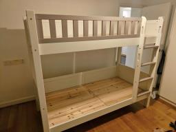 3ft Single Wooden Bunk Bed image 1