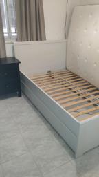 4-6 Bed frame with 2 drawers image 2