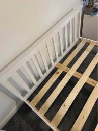 4ft 6 Double Size Wooden Bed Frame image 2