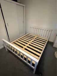 4ft 6 Double Size Wooden Bed Frame image 3