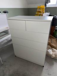 5 Drawerschest of Drawers white image 1