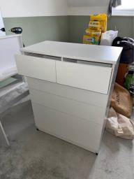 5 Drawerschest of Drawers white image 2